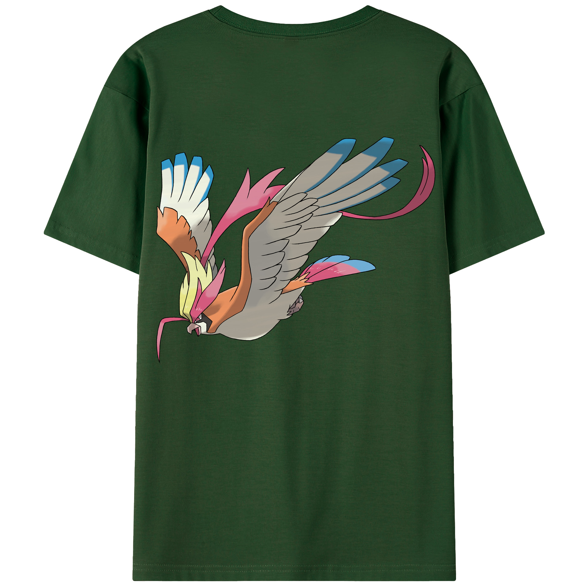（画像用） ポケットモンスター Pokémon 綿100％半袖Tシャツ（背面プリント）